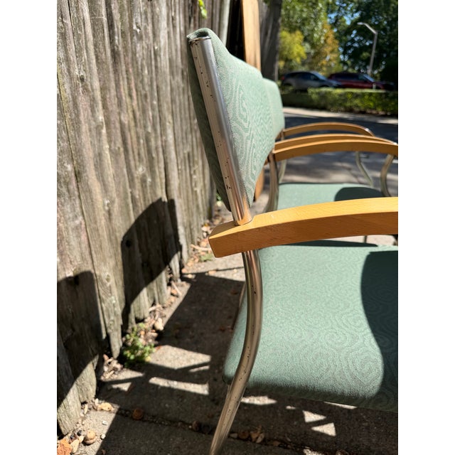 Set of 8 Geiger Breck Armchairs - Herman Miller / Modern Office Chairs For Sale - Image 9 of 12