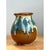 Mid-Century Modern Vintage Drip Glaze Ceramic Vase For Sale - Image 3 of 12