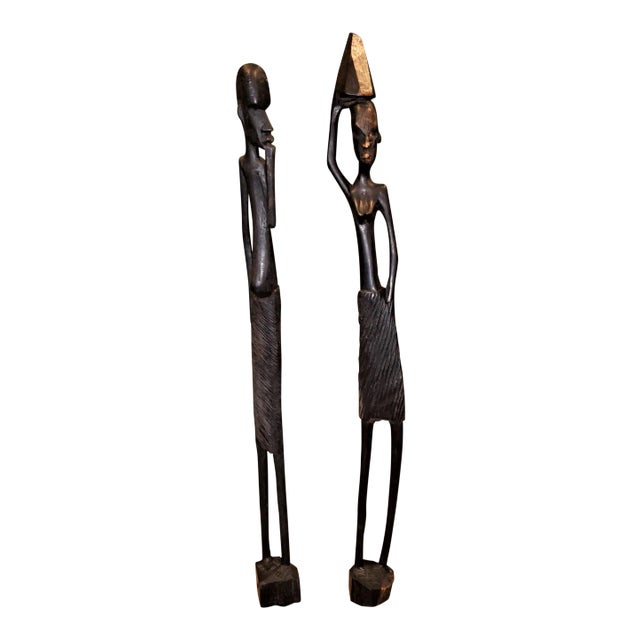 Vintage Luba Figures - a Pair For Sale