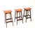 Black Vintage Danish Drinks Bar and Stools by Erik Buch and Johannes Andersen from Dyrlund, 1960, Set of 4 For Sale - Image 8 of 11