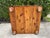 Vintage 39” Square Mexican Rustic Pine Trunk Cocktail Table For Sale - Image 11 of 13