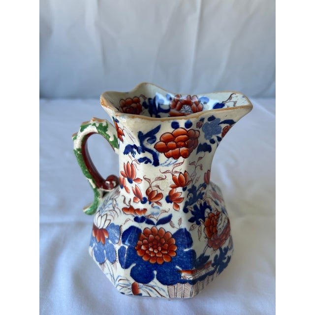 English Set of Six Mason’s Ironstone Graduated Jugs in Imari Palette, 19th Century For Sale - Image 3 of 17