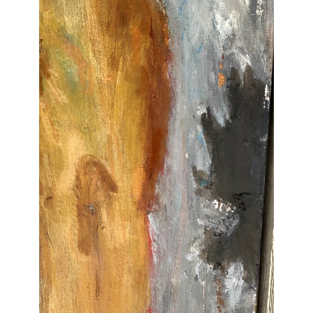 Large Framed Modern Abstract Painting For Sale - Image 10 of 11