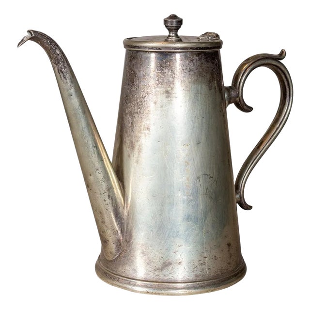 Antique Pewter Serving Pitcher For Sale