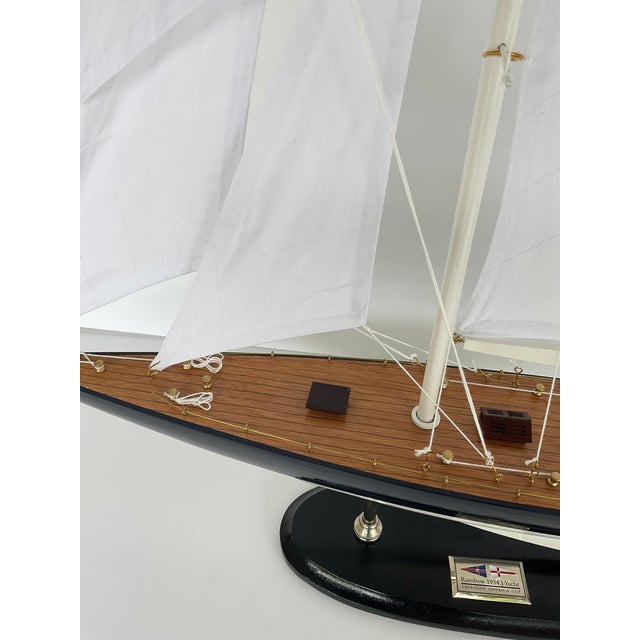Nautical J-Yacht Rainbow Model Boat For Sale In Atlanta - Image 6 of 7