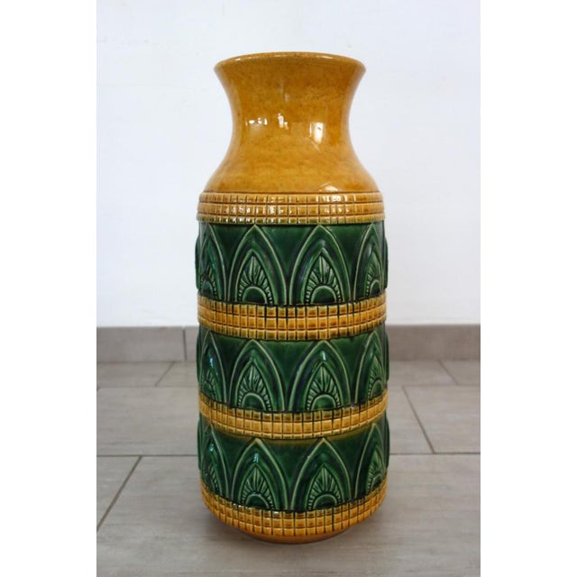 Large Ceramic Floor Vase, West Germany, 1960s For Sale - Image 9 of 9