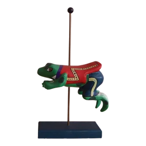 Vintage Carousel Frog