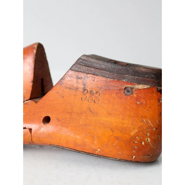 Mid 20th Century Vintage Woodright Shoe Last For Sale - Image 5 of 10