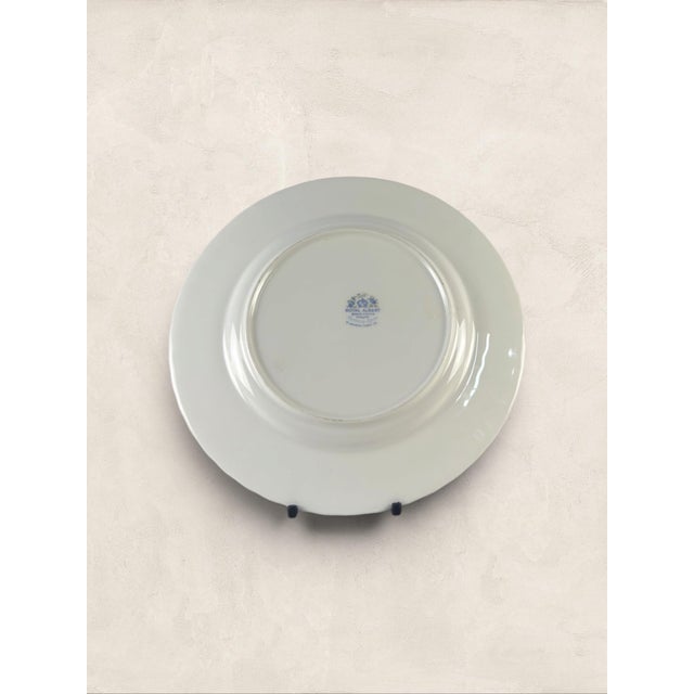 Vintage English Royal Albert 'Memory Lane' 8 Inch Plates, Set of Two For Sale - Image 4 of 6