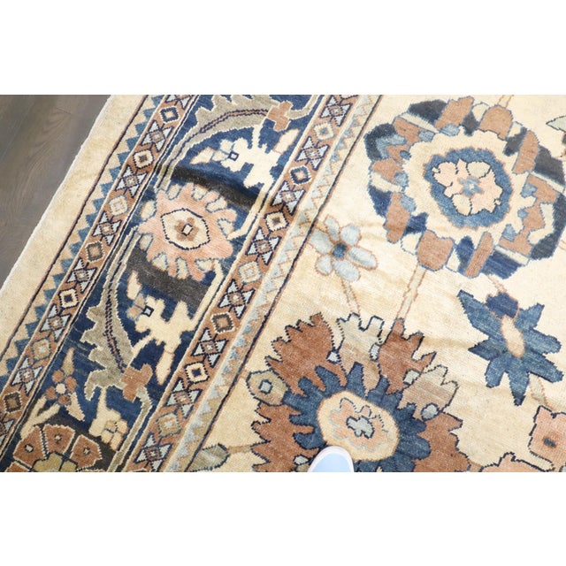 Early 20th Century Zabihi Collection Mahal Large Scale Rug - 9'4" x 12' For Sale - Image 10 of 12