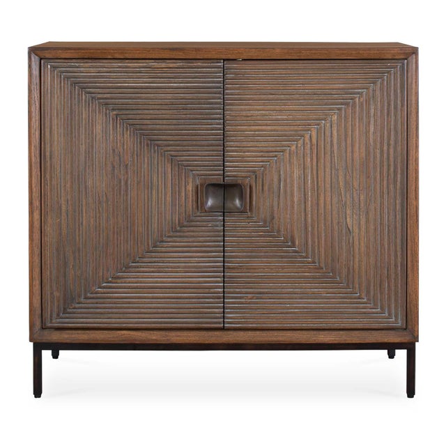 Bottom Line 2 Door Wood Cabinet For Sale - Image 9 of 9
