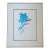 Vintage 1990s Abstract Brushstroke Painting Titled "Colors" Pencil Signed and Dated For Sale