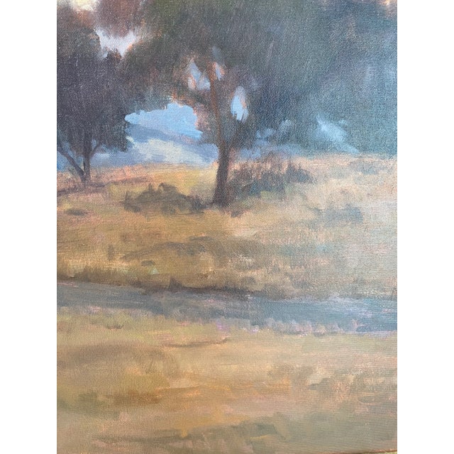 Very Large Plein Air Landscape Oil Painting by Kathleen Dunphy, Framed For Sale In Los Angeles - Image 6 of 13