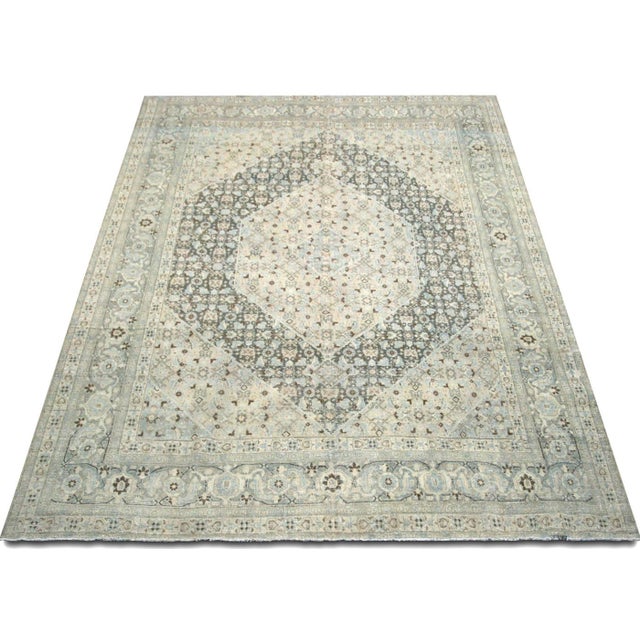 1920s 1940s Persian Tabriz Rug For Sale - Image 5 of 6