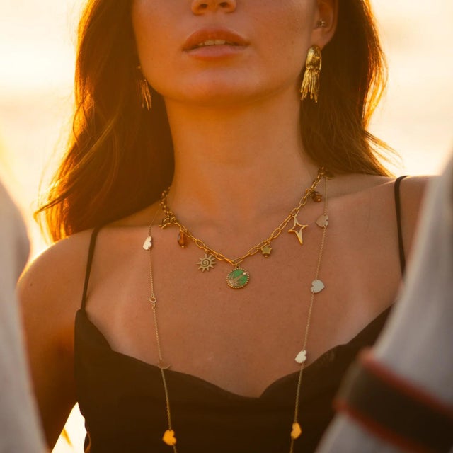 Cosmic Energy Charm Necklace For Sale In Miami - Image 6 of 9