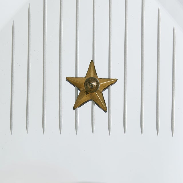 Mid 20th Century Italian Star Motif Wall Mirror with Beveled Edge, 1960s - 3 Available For Sale - Image 5 of 7