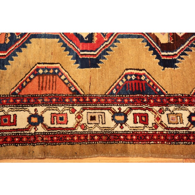 Nazmiyal Collection Antique Persian Serab Runner Rug For Sale In New York - Image 6 of 7