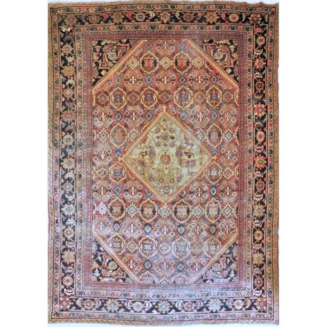 Antique Persian Mahal Rug. 9'6"x 13' For Sale - Image 18 of 18