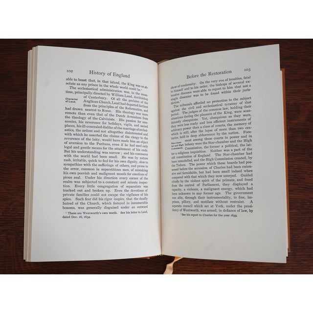 Set of 10 Gold Embossed Leather Bound Books W/ Gilt Edge by the Eaton Press For Sale - Image 4 of 9