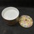 Late 20th Century Gold Ground Porcelain Lidded Jar With Famille Rose Floral Motifs For Sale - Image 4 of 7