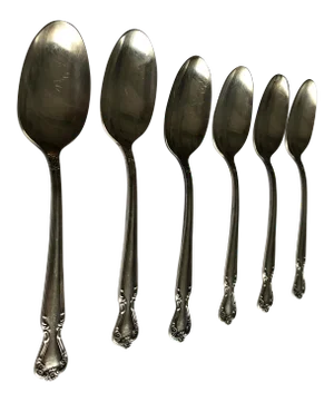 Vintage Rogers & Bro. Reinforced Silver Plated Tea/Dessert Spoons - Set of 6