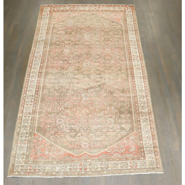 Textile Persian Malayer Antique Rug no. j5329 For Sale - Image 7 of 7