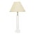 Late 20th Century Chunky Lucite Tubular Column Table Lamp by Design Classics For Sale