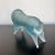 Glass 1960s Murano Art Glass Blue Satin Bull Figure Sculpture For Sale - Image 7 of 9