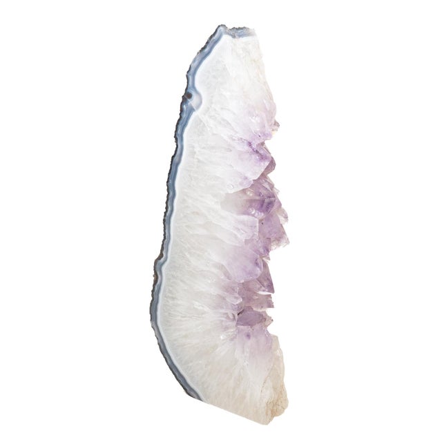 Contemporary Organic Modern Quartz, Amethyst and Agate Tall Sculpture For Sale - Image 3 of 18
