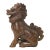 Vintage Chinese Boxwood Carved Kirin Fengshui Figure For Sale