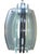 Italian Fontana Arte Attributed Smoky & Frosted Glass Pendant, Italy, 1960's. For Sale - Image 3 of 7