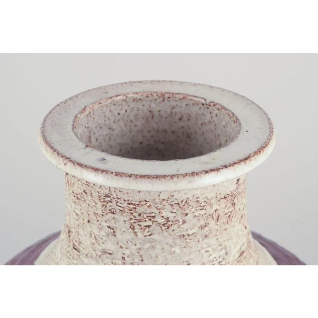 Ceramic Floor Vase with Flowing Glaze, 1970s For Sale - Image 3 of 9