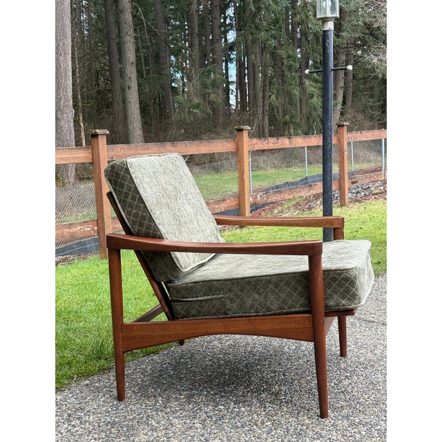 Mid-Century Modern Mid Century Modern Danish Teak Easy Chair Circa 1970s For Sale - Image 3 of 8