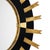 Modernist, Spanish Sunburst Mirror, Gold Leaf and Black Glass For Sale In Austin - Image 6 of 9