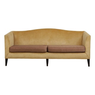 Baker Barbara Barry Velvet Modern Design Sofa For Sale