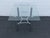 Metal Hollywood Regency Mid Century Chrome Glass Top Side End Table 6418 For Sale - Image 7 of 11