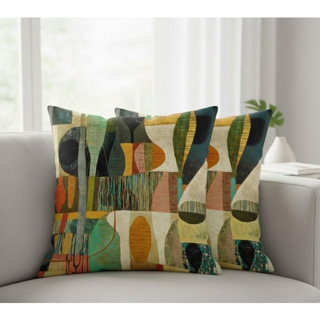 Luxury Mid-Century Modern Cushions / PillowsElegant Mid-Century Modern inspired cushions / pillows crafted from premium...