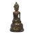Thai Gilt Bronze Ayutthaya Seated Meditational Miniature Buddha Statue Figurine For Sale