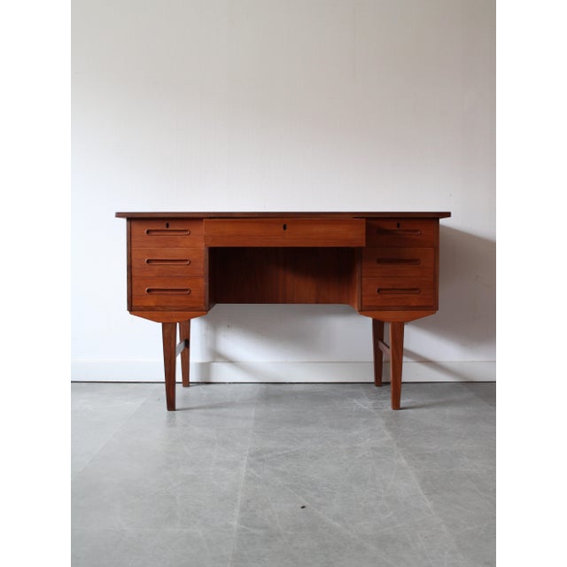 Vintage Danish Desk in Teak, 1960s For Sale - Image 4 of 12