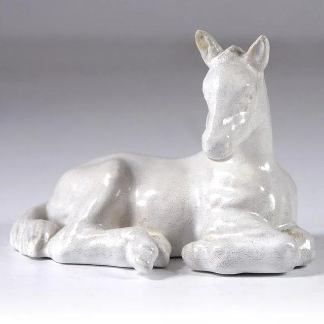 Danish Figure of Lying Horse from Michael Andersen & Son, 1960s For Sale - Image 6 of 9