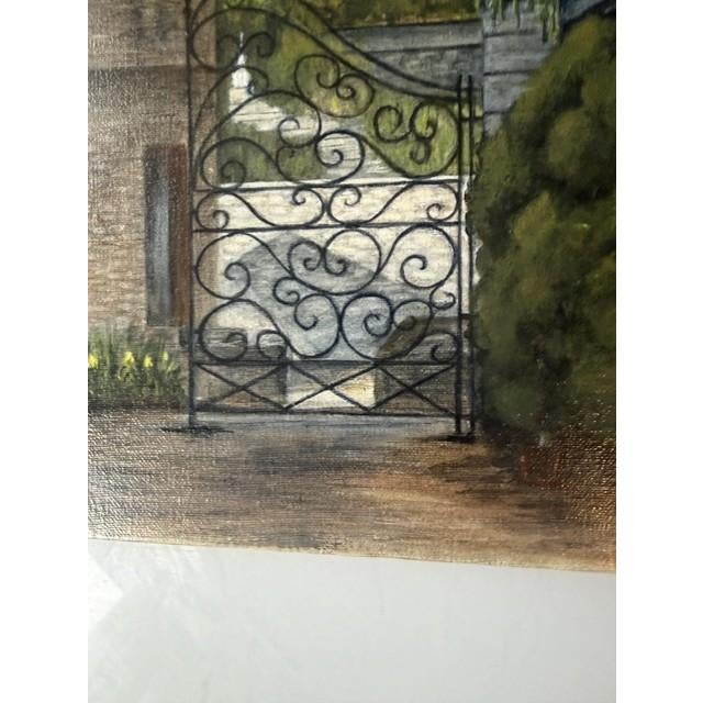 1990s Vintage Italian Landscape Painting by Eleanor Hannah Harris – Dated 1990 For Sale - Image 5 of 14