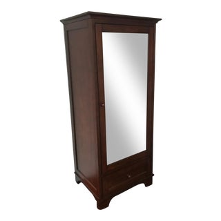 Pottery Barn Cynthia Mirrored Wardrobe For Sale
