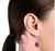 Natural Tourmaline Diamond Dangle Stud Earrings 0.75" 14k White Gold 2.48 TCW For Sale - Image 10 of 12