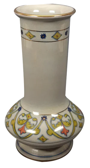 Vintage Ceramic Vase by Deruta Gialletti