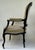 Mid 19th Century Pair of Antique 19th Century Ebonized French Fauteuils W/Original Needlepoint Upholstery For Sale - Image 5 of 11