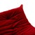 Togo Fabric Three-Seater Sofa Couch in Red by Michel Ducaroy for Ligne Roset For Sale - Image 6 of 13