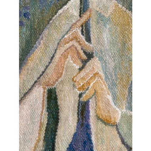 Vintage Handwoven Polish Tapestry, 1970s For Sale - Image 17 of 18