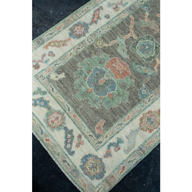Turkish Oushak Runner Rug 2'8" x 24'3" #17403 For Sale - Image 4 of 8