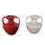 Ceramic Double Handled Fat Lava Vases from Marei, 1970s, Set of 2 For Sale