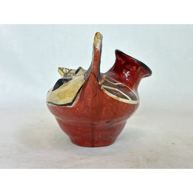 Mid 20th Century Mid 20th Century Peruvian Face Jug For Sale - Image 5 of 11